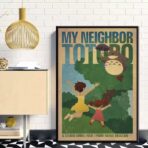 affiche ghibli vintage