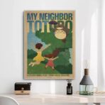 affiche ghibli vintage