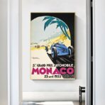 affiche grand prix monaco 1933