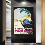 affiche grand prix monaco 1933