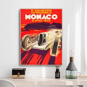affiche grand prix monaco