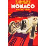 affiche grand prix monaco