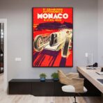 affiche grand prix monaco