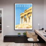 affiche grèce vintage