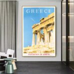 affiche grèce vintage
