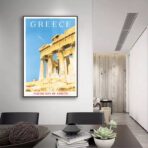 affiche grèce vintage