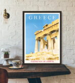 affiche grèce vintage