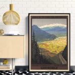 affiche grenoble vintage