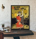 affiche guinguette vintage