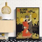 affiche guinguette vintage