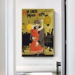 affiche guinguette vintage