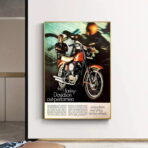 affiche harley davidson vintage