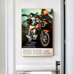 affiche harley davidson vintage