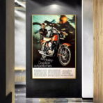 affiche harley davidson vintage