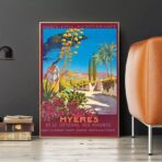 Affiche Vintage <br> Hyères – Image 2