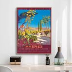 Affiche Vintage <br> Hyères – Image 3