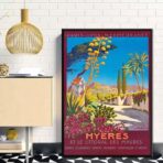 Affiche Vintage <br> Hyères – Image 4