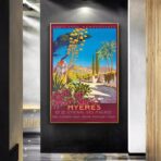 Affiche Vintage <br> Hyères – Image 8