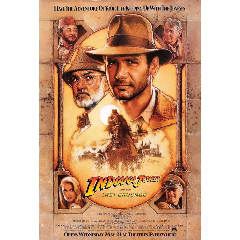 affiche-indiana-jones-et-la-derniere-croisade-1 affiche indiana jones et la dernière croisade