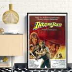 affiche indiana jones et le template maudit