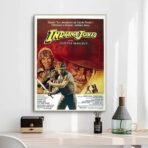 affiche indiana jones et le template maudit