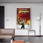 affiche indiana jones et le template maudit