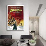 affiche indiana jones et le template maudit