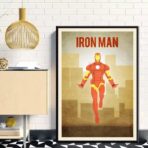 affiche iron man vintage