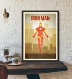 affiche iron man vintage