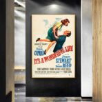 Affiche Vintage <br> It's A Wonderful Life – Image 9