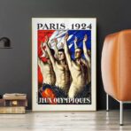 affiche jeux olympiques vintage
