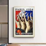 affiche jeux olympiques vintage
