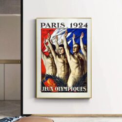 affiche jeux olympiques vintage