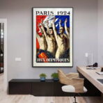 affiche jeux olympiques vintage