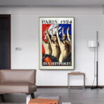 affiche jeux olympiques vintage