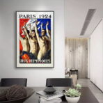 affiche jeux olympiques vintage