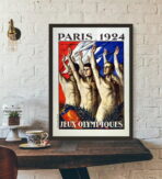affiche jeux olympiques vintage