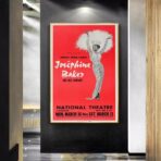 affiche joséphine baker vintage