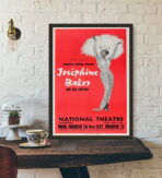 affiche joséphine baker vintage
