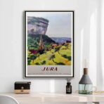 affiche jura vintage