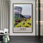 affiche jura vintage