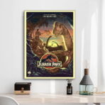 affiche jurassic park vintage