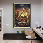 affiche jurassic park vintage