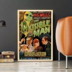 affiche l'homme invisible