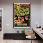 affiche l'homme invisible