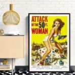 Affiche Film L'Attaque De La Femme de 50 Pieds