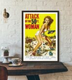 Affiche Film L'Attaque De La Femme de 50 Pieds