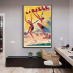 affiche la baule vintage
