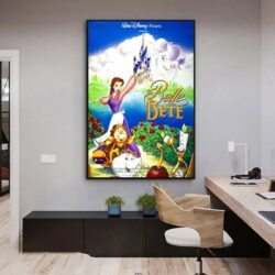 affiche la belle et la bête disney