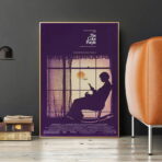 affiche la couleur pourpre